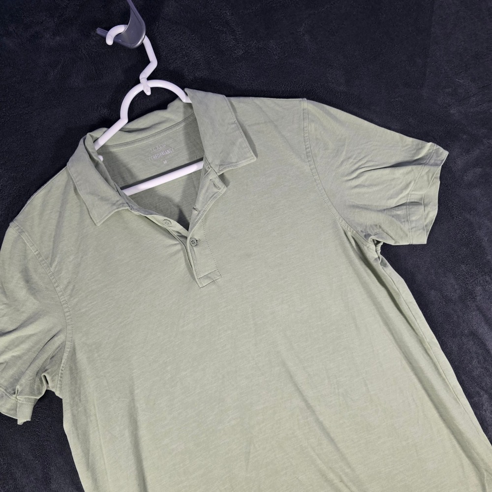 J‎ Crew Performance Polo Shirt Mens Medium M Short Sleeve Casual Top